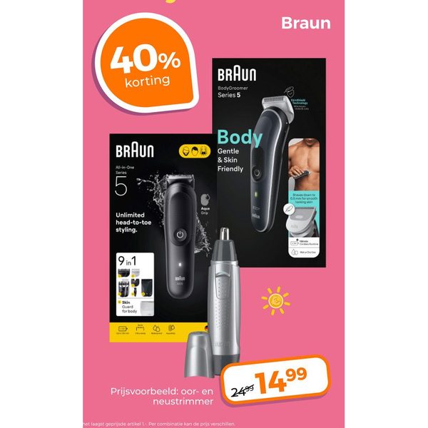 Braun scheer- en trimapparaten