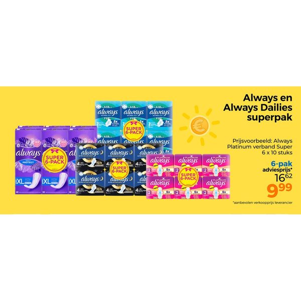 Always en Always Dailies superpak