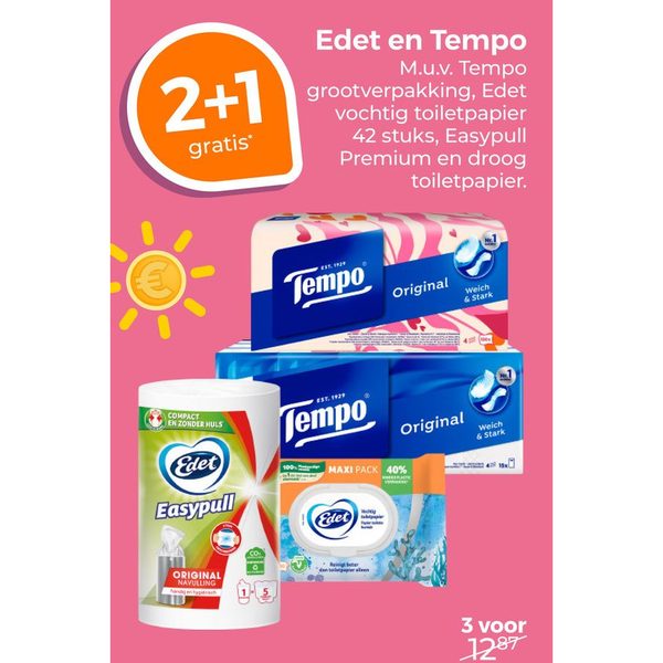Edet en Tempo (assorti, m.u.v. Easypull)