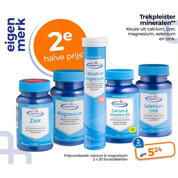 Trekpleister mineralen