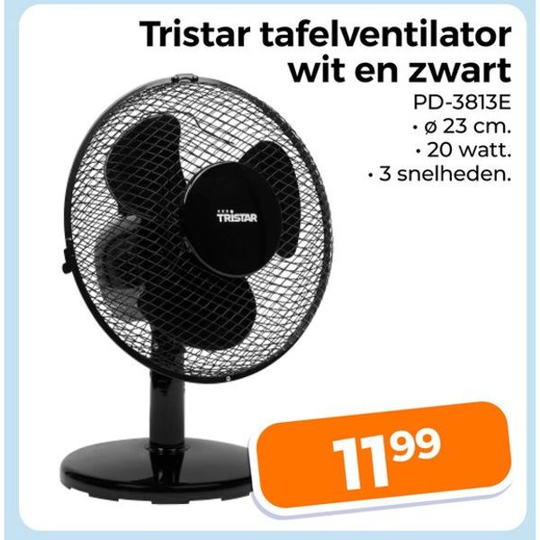 Tristar tafelventilator