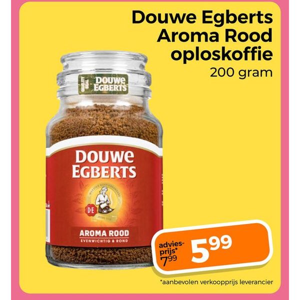 Douwe Egberts Aroma Rood oploskoffie