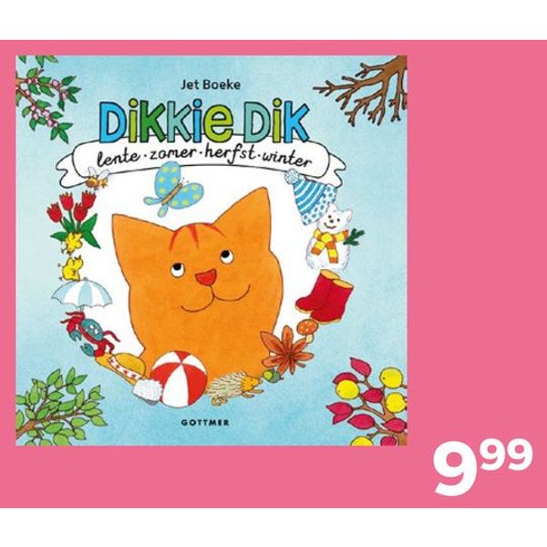 Dikkie Dik lente-zomer-herfst-winter