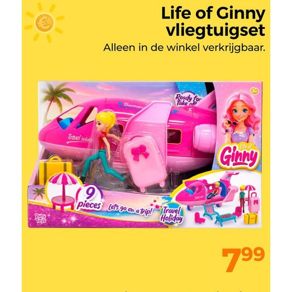 Life of Ginny vliegtuigset