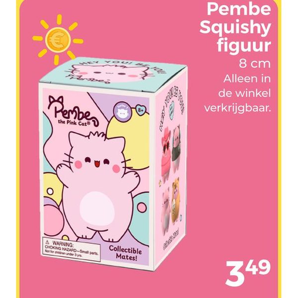 Pembe Squishy figuur