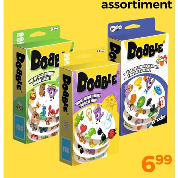 Dobble pocket assortiment