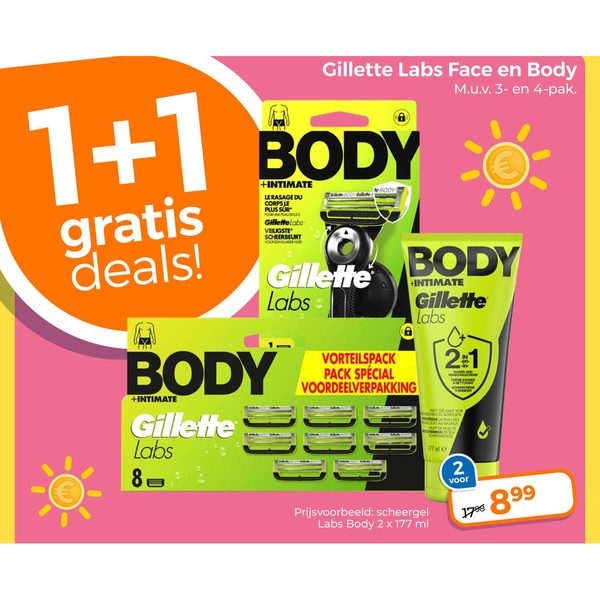 Gillette Labs Body scheerproducten