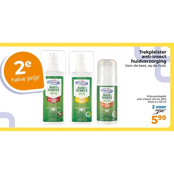 Trekpleister anti-insect huidverzorging