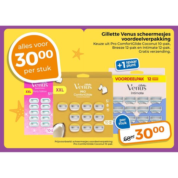 Venus scheermesjes voordeelverpakking
