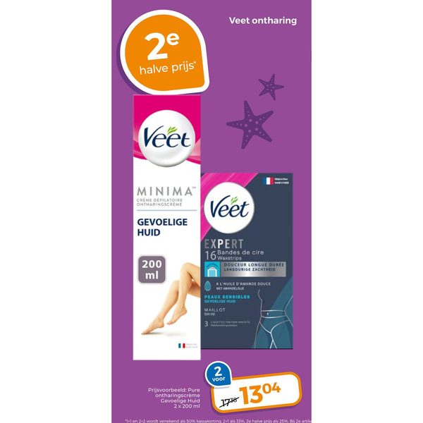 Veet ontharingsproducten