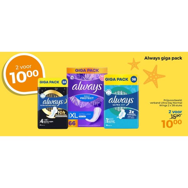 Always maandverband giga pack