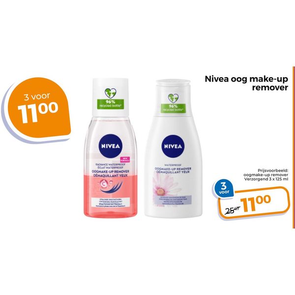 Nivea oog make-up remover