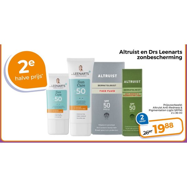 Altruist en Drs Leenarts zonbescherming
