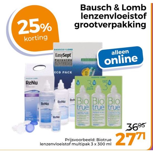 Bausch & Lomb lenzenvloeistof