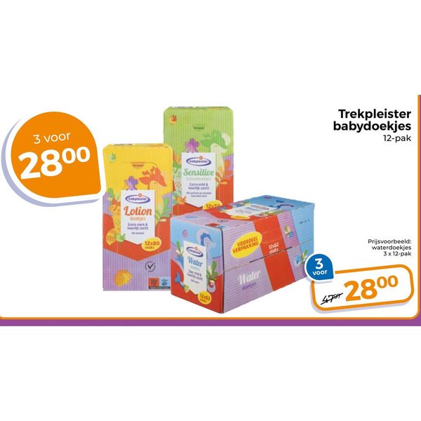 Trekpleister babydoekjes