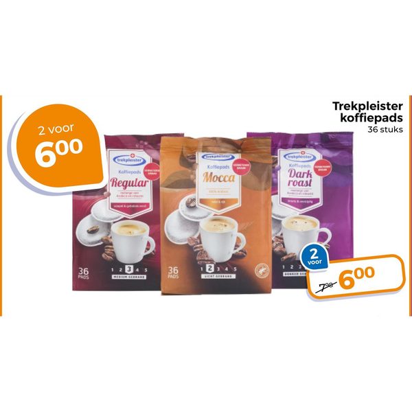Trekpleister koffiepads