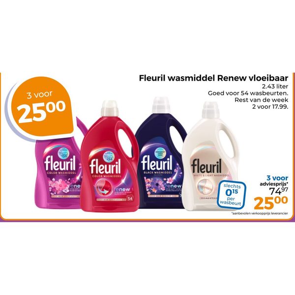 Wasmiddel Renew vloeibaar