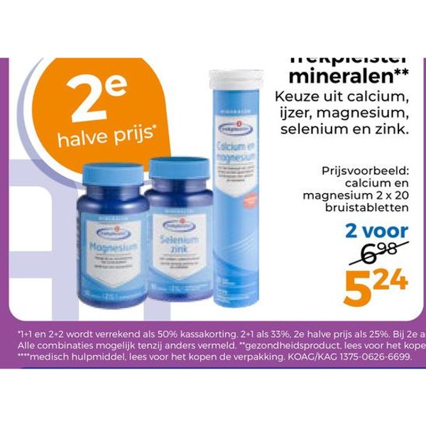 Trekpleister mineralen