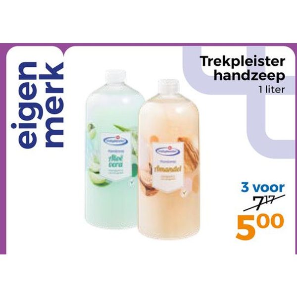 Trekpleister handzeep