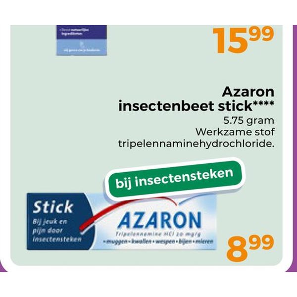 Azaron insectenbeet stick