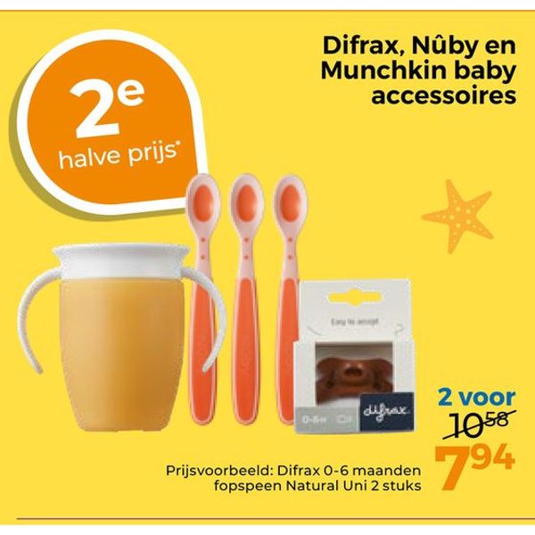 Difrax, Nûby en Munchkin baby accessoires