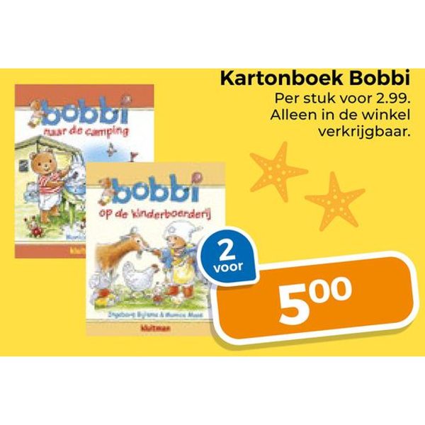Kartonboek Bobbi