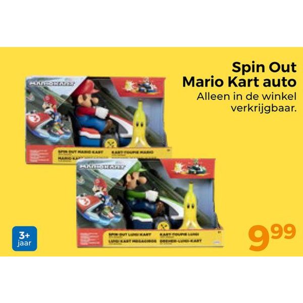Spin Out Mario Kart auto