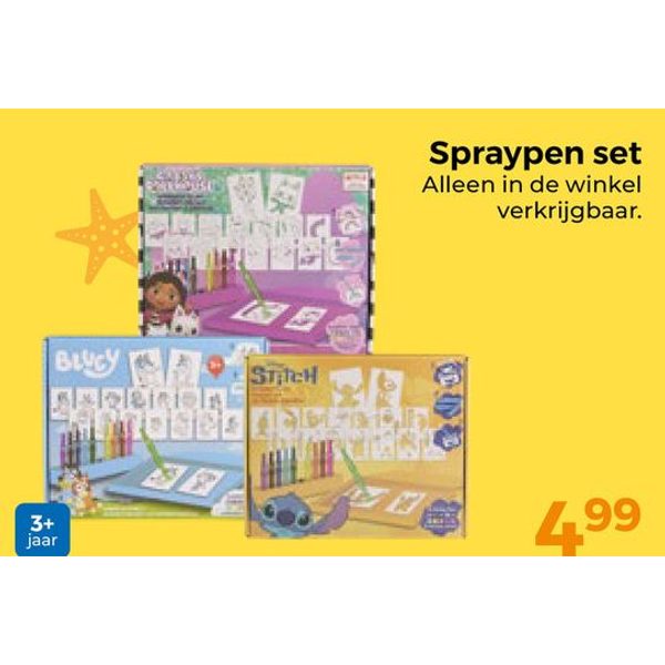 Spraypen set