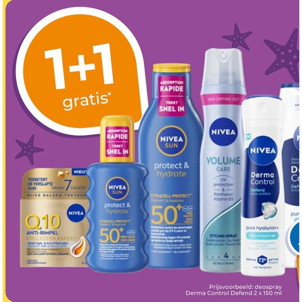 Nivea Q10, Sun, Volume Care