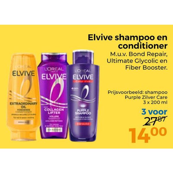 Elvive shampoo en conditioner