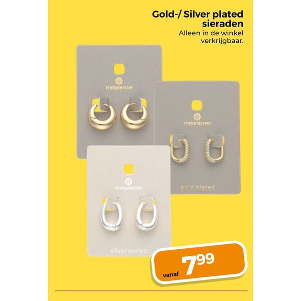 Gold-/ Silver plated sieraden
