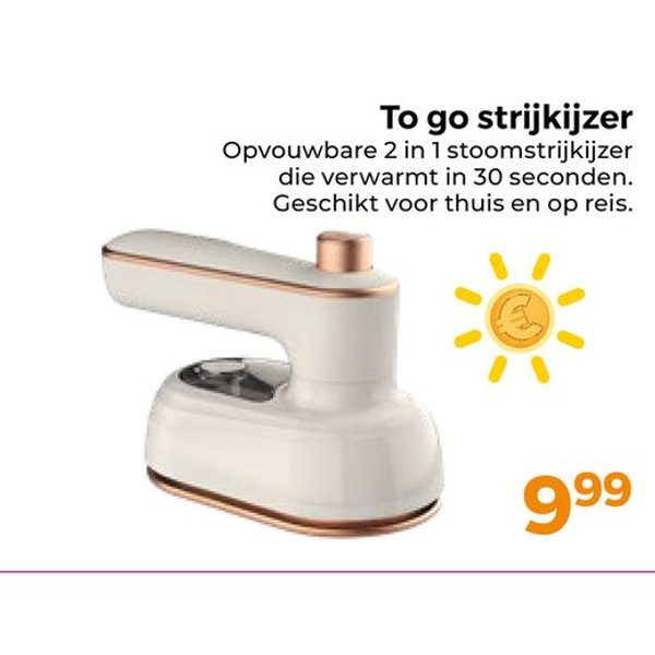 To go strijkijzer