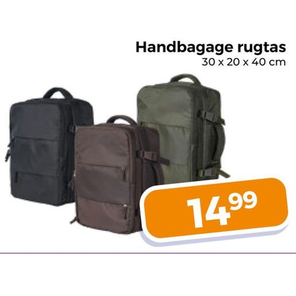 Handbagage rugtas