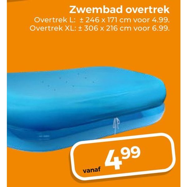 Zwembad overtrek