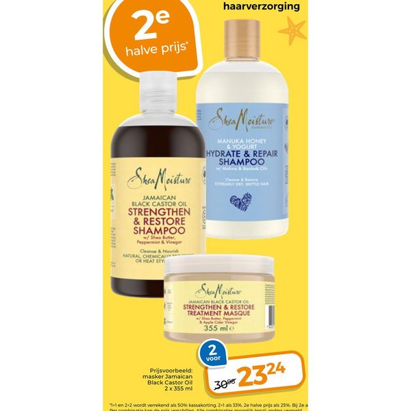 Jamaican Black Castor Oil Shampoo en Masker