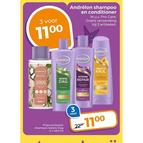 Andrélon shampoo en conditioner