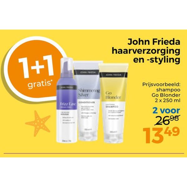 John Frieda haarverzorging en -styling
