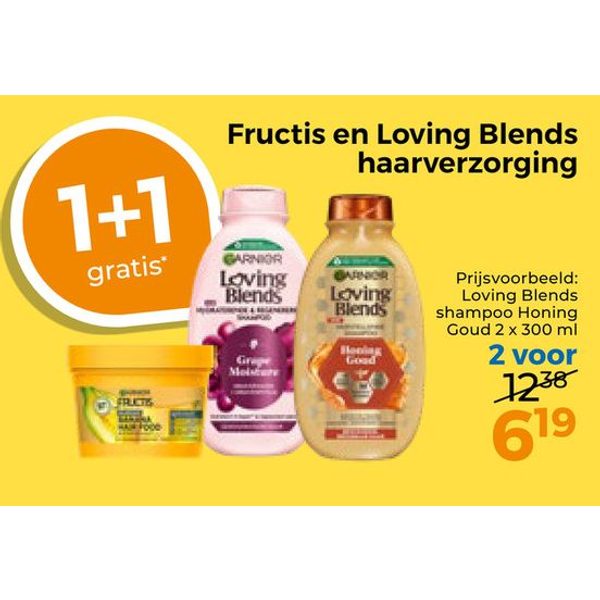 Fructis en Loving Blends haarverzorging
