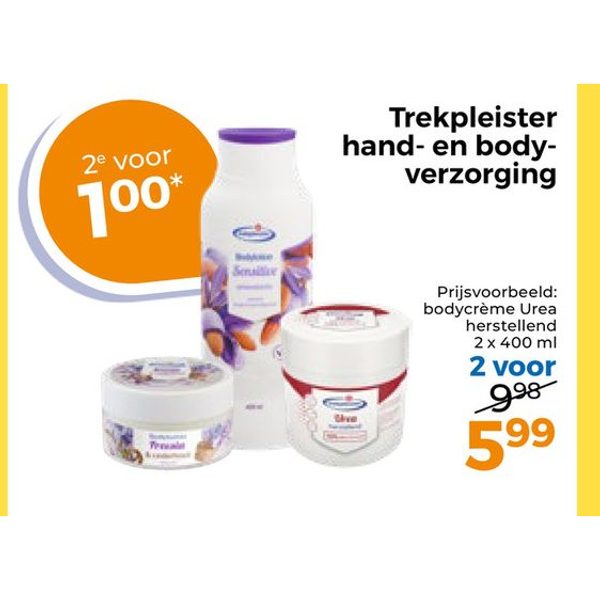 Trekpleister hand- en bodyverzorging