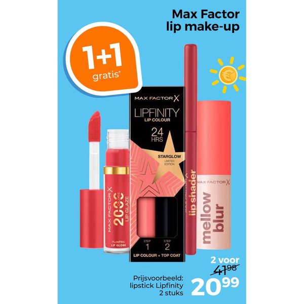 Max Factor lip make-up