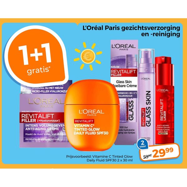L'Oréal Paris gezichtsverzorging en -reiniging