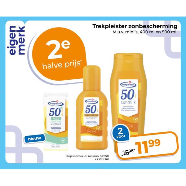 Trekpleister zonbescherming
