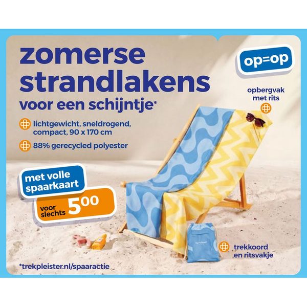 zomerse strandlakens