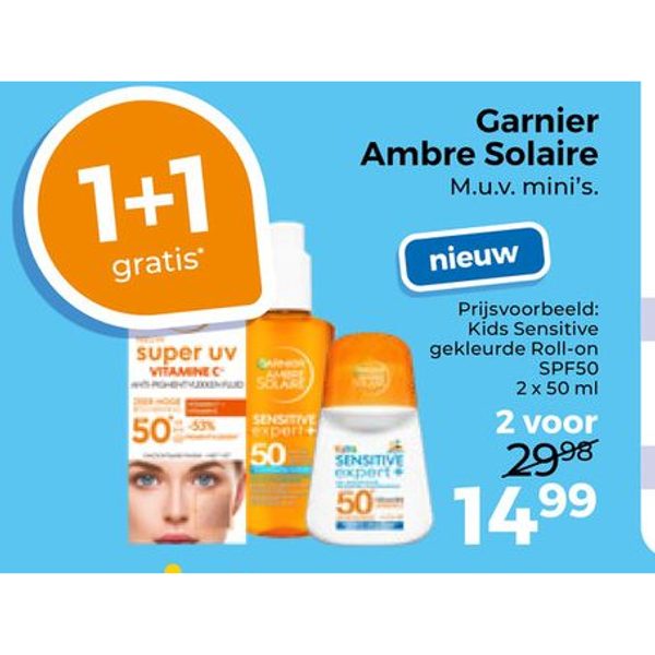 Kids Sensitive gekleurde Roll-on SPF50