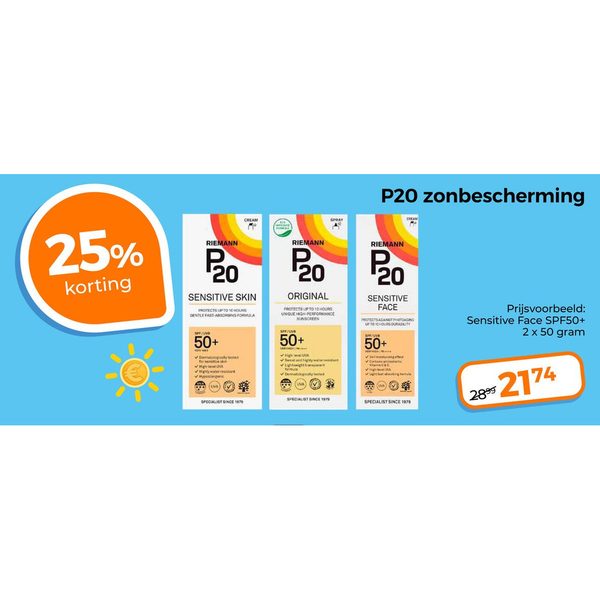 P20 zonbescherming