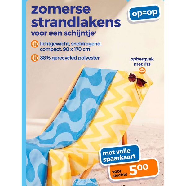zomerse strandlakens