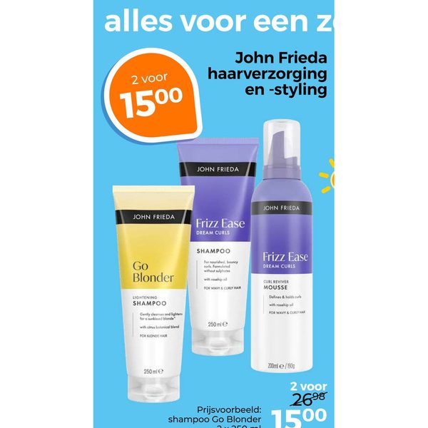 John Frieda haarverzorging en -styling