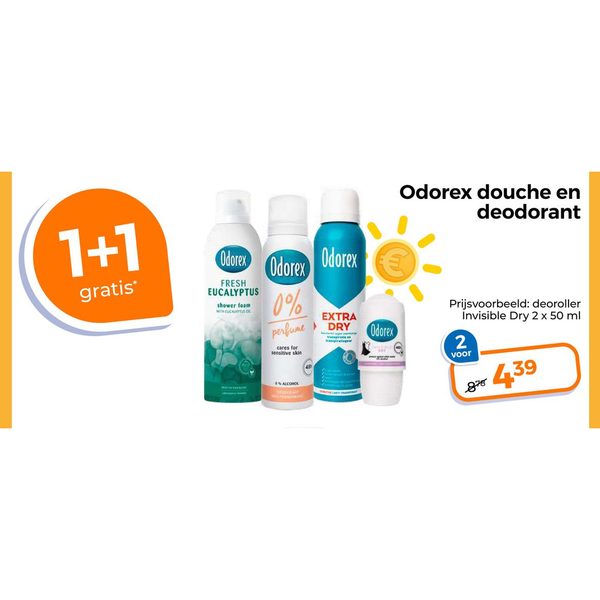 Odorex douche en deodorant