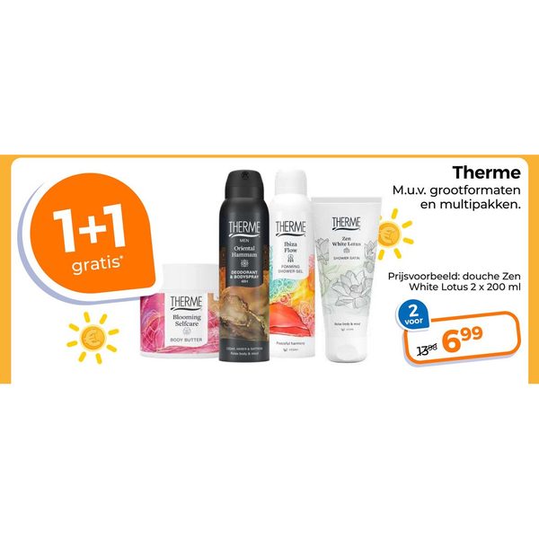Therme douchegel, deodorant en body butter
