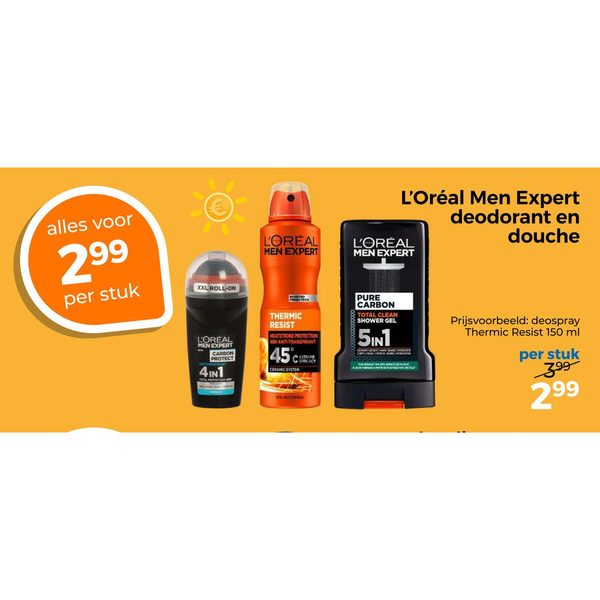 L'Oréal Men Expert deodorant en douche